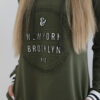Pusa-tüüpi kapuutsiga naiste kleit kirjaga Brooklyn - Thumbnail Image 4