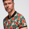 Meeste lillemustriga polosärk Ombre Clothing - Thumbnail Image 12