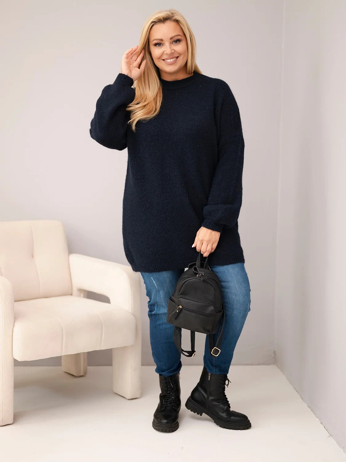 Avara lõikega naiste kampsun Kesi Plus Size - Image 66