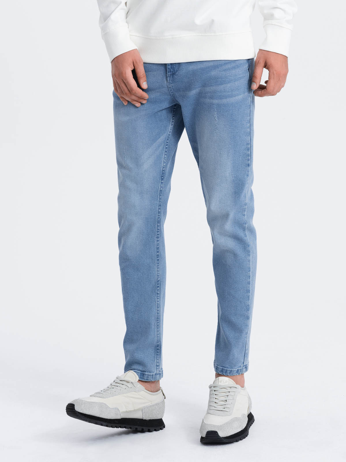 Ombre Clothing meeste kitsama lõikega teksapüksid - Image 3