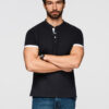 Meeste püstkrae ja nööpidega polosärk Ombre Clothing - Thumbnail Image 182
