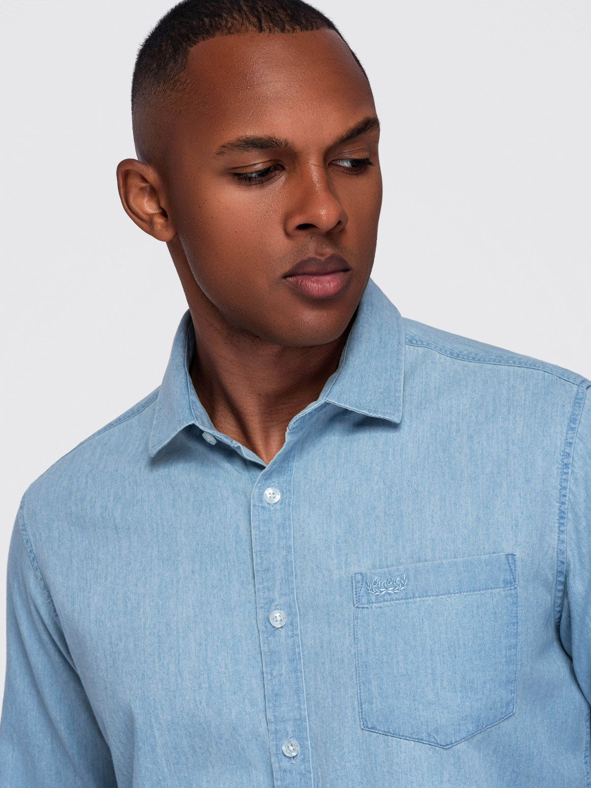 Ombre Clothing meeste pikkade käistega puuvillane triiksärk - Image 3