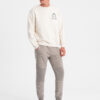 Ombre Clothing meeste dressipüksid ottomani kangast vahetükkidega - Thumbnail Image 20