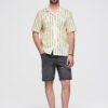 Ombre Clothing meeste teksalühikesed püksid nööriga vöökohaga - Thumbnail Image 21