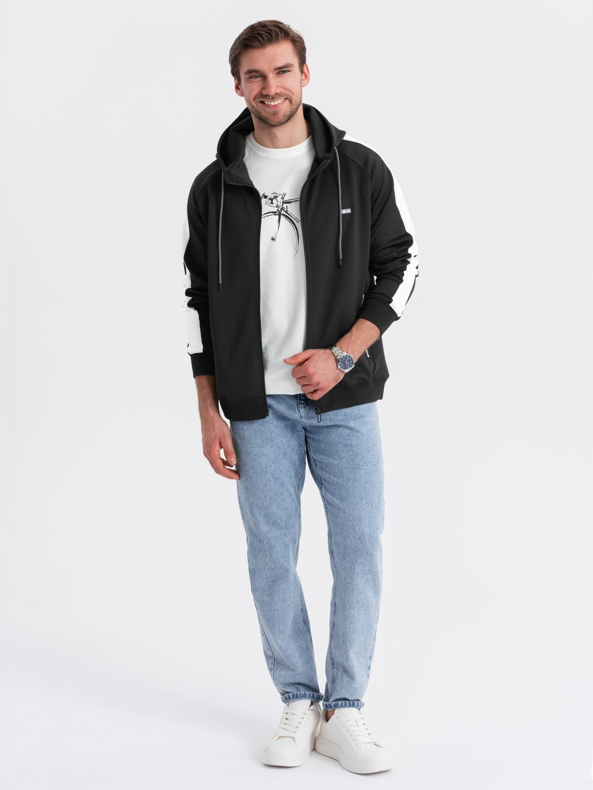Ombre Clothing meeste lukuga pusa püstkrae ja triipudega - Image 30