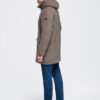 Meeste kapuutsiga villasegust mantel Ombre Clothing - Thumbnail Image 18