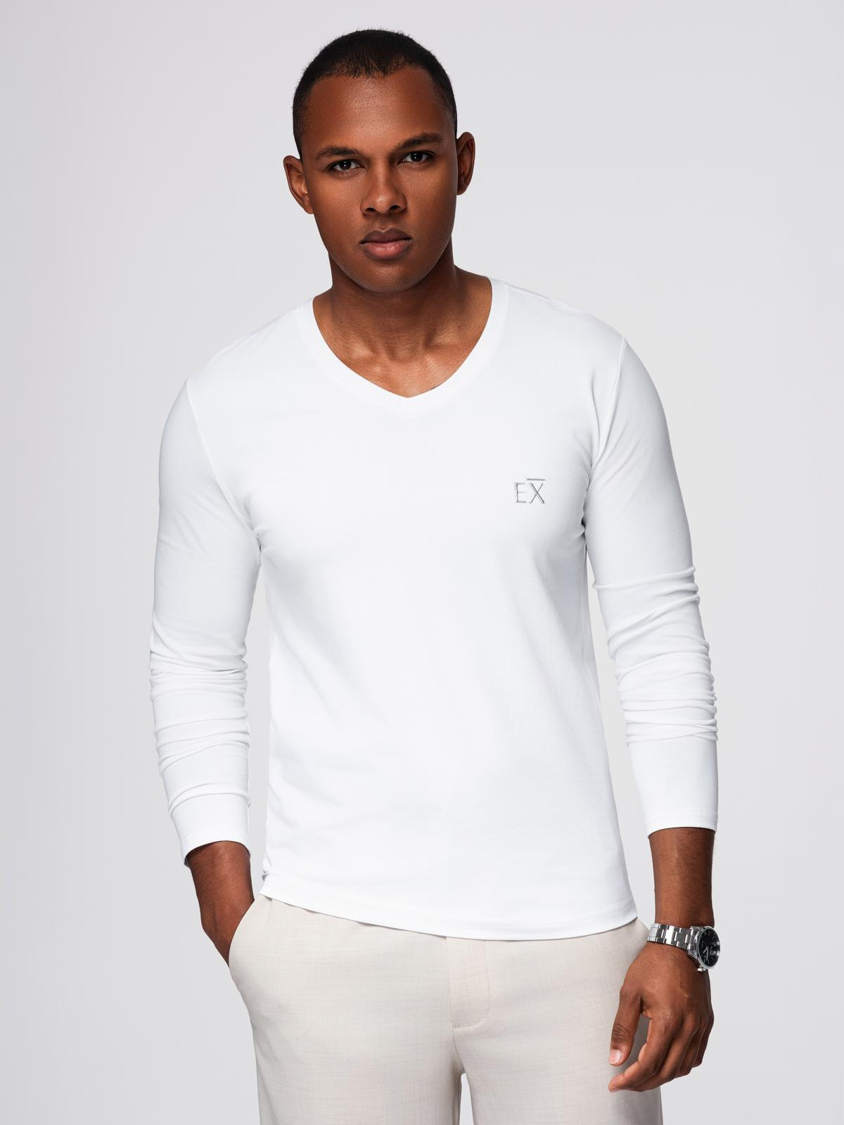 Meeste pikkade käistega V-kaelusega särk Ombre Clothing - Image 8