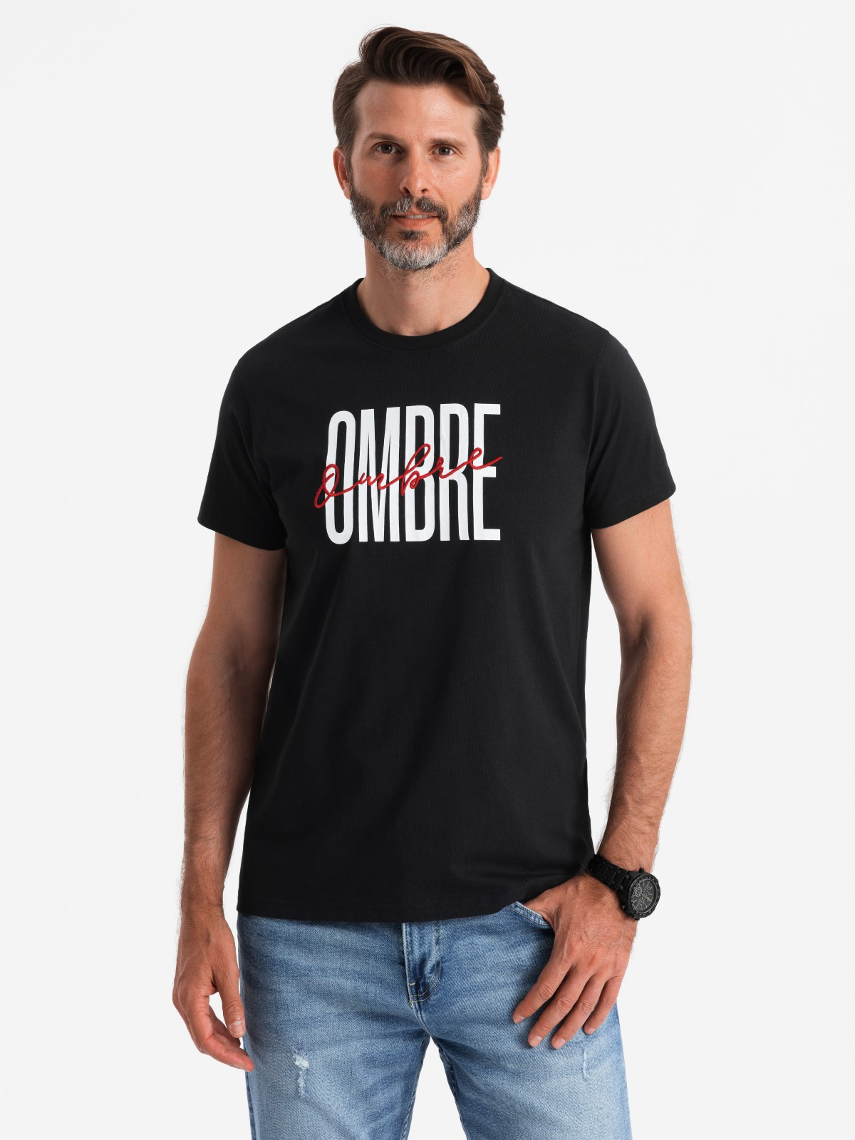 Meeste puuvillane T-särk Ombre Clothing - Image 3