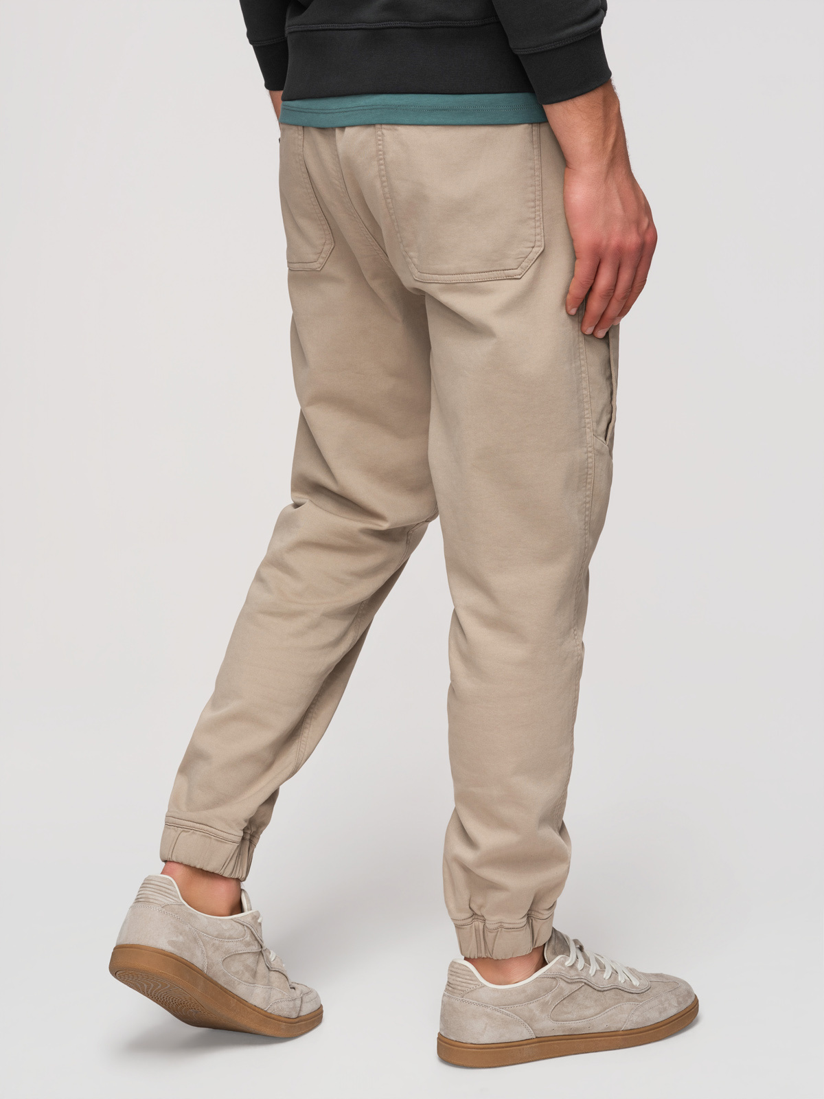 Ombre Clothing meeste vabaajapüksid elastse vöökohaga - Image 3