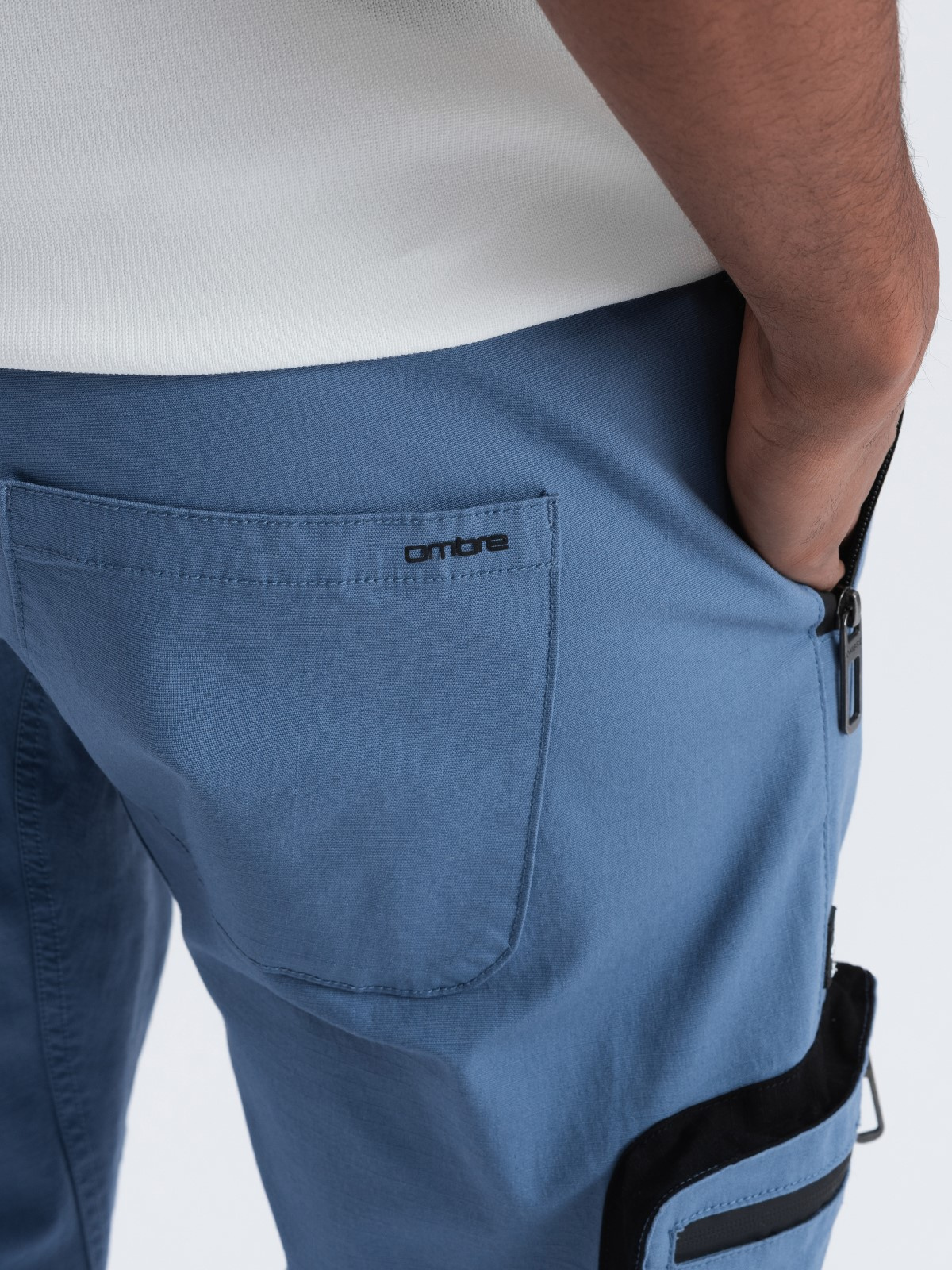 Meeste cargo-stiilis dressipüksid Ombre Clothing - Image 83