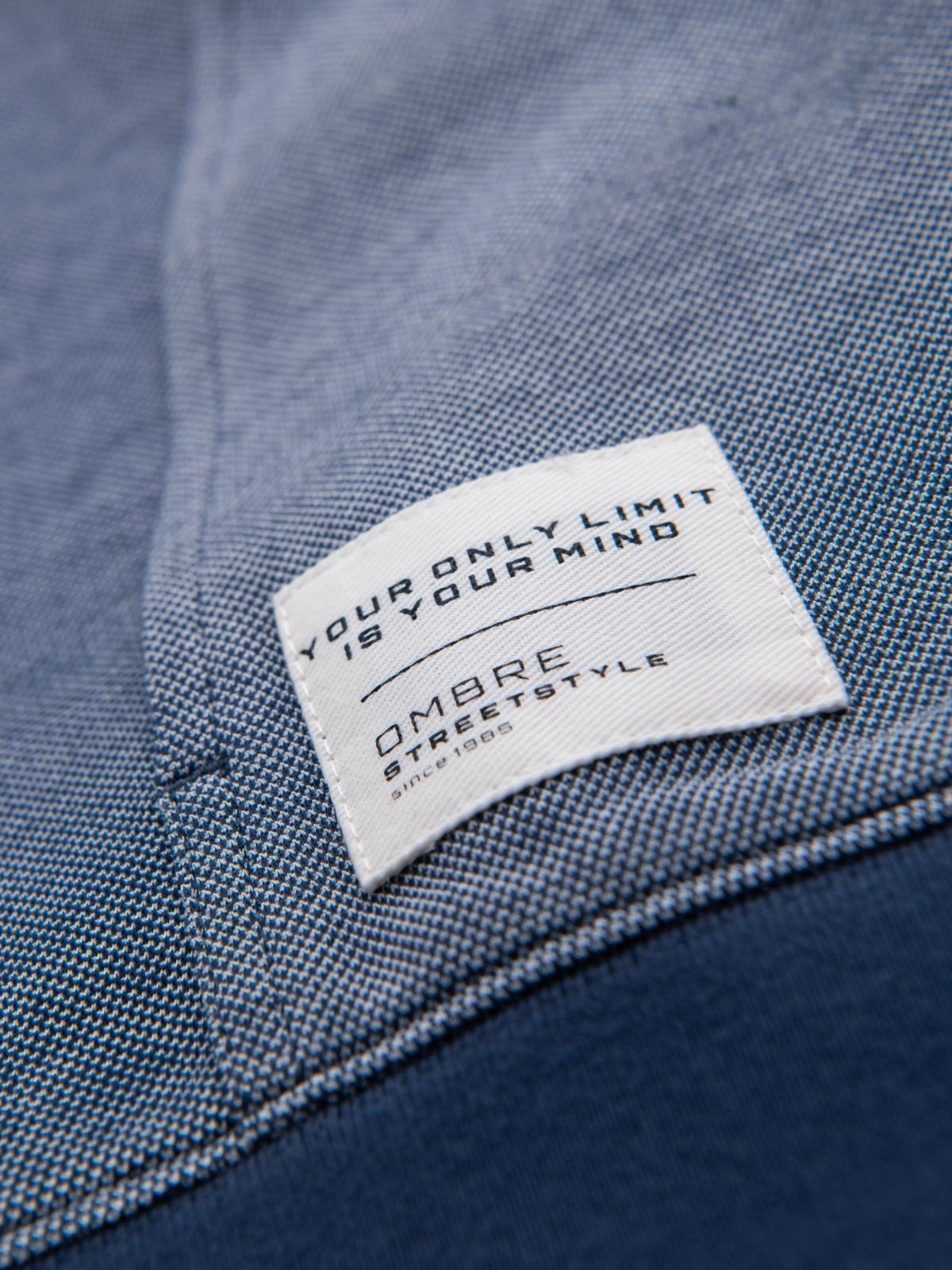 Ombre Clothing meeste lukuga kapuutsiga dressipluus - Image 18