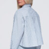 Ombre Clothing lühike triibuline naiste triiksärk lipsupaelaga - Thumbnail Image 3