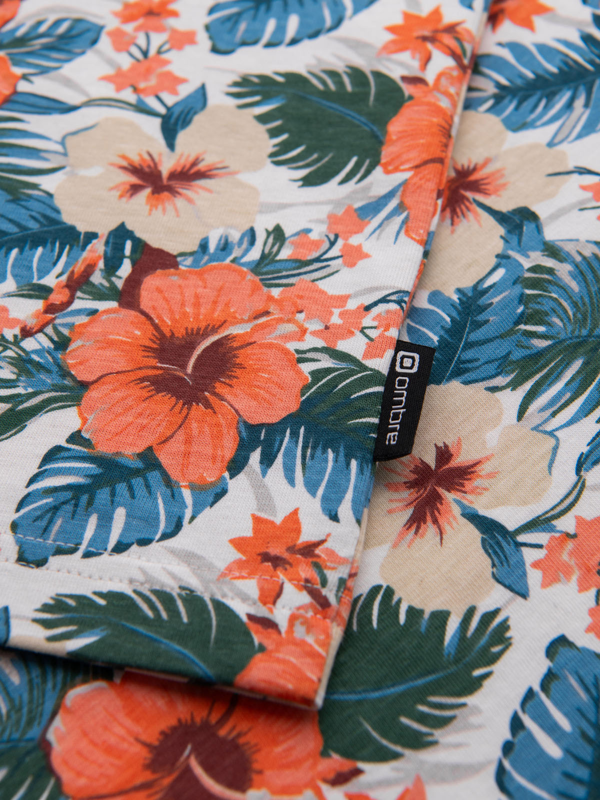 Meeste lillemustriga T-särk Ombre Clothing - Image 7