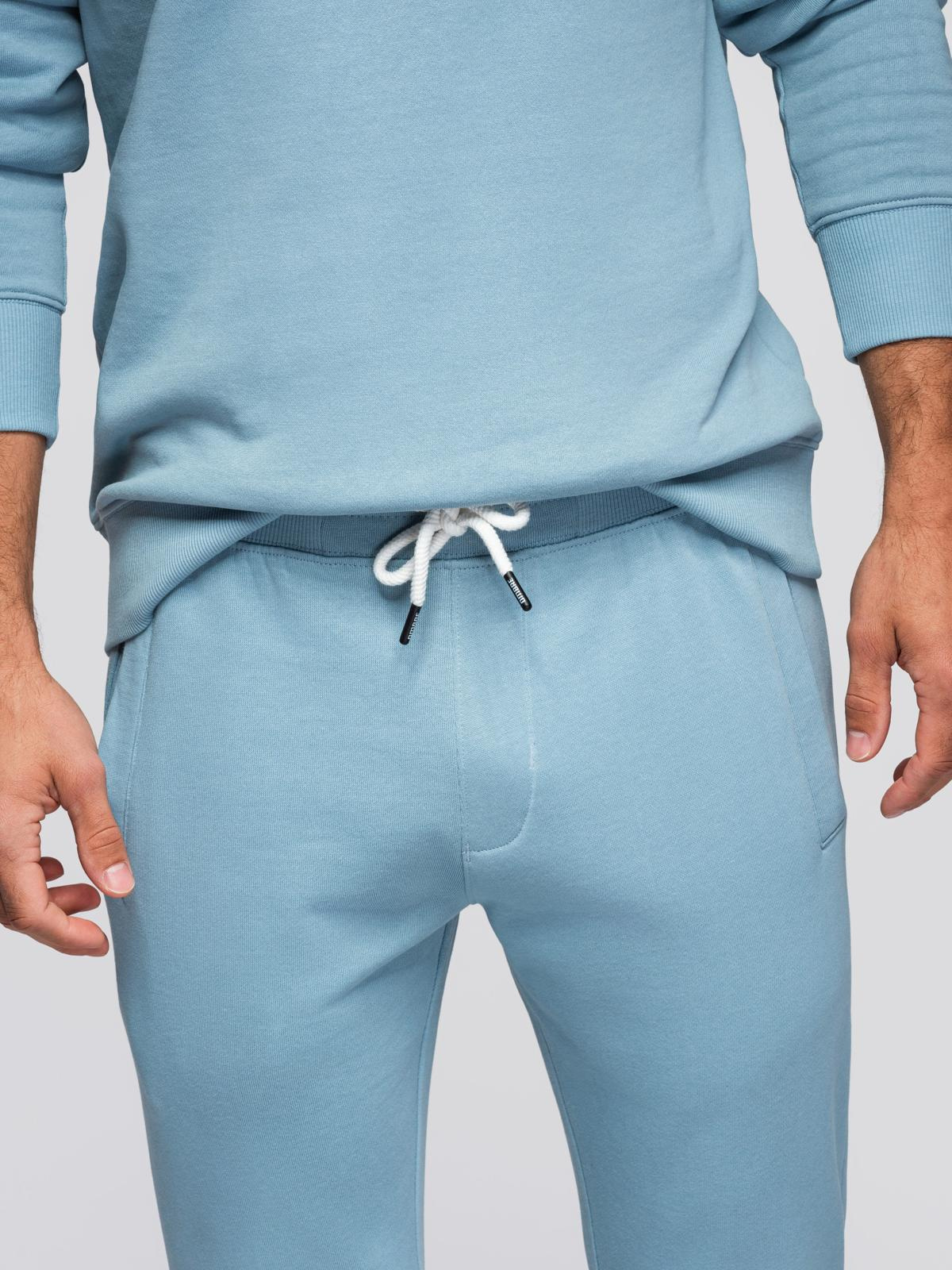 Ombre Clothing meeste puuvillased sirge lõikega dressipüksid - Image 34