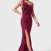 Larica maksipikkuses õhtukleit lillekaunistustega - Thumbnail Image 4