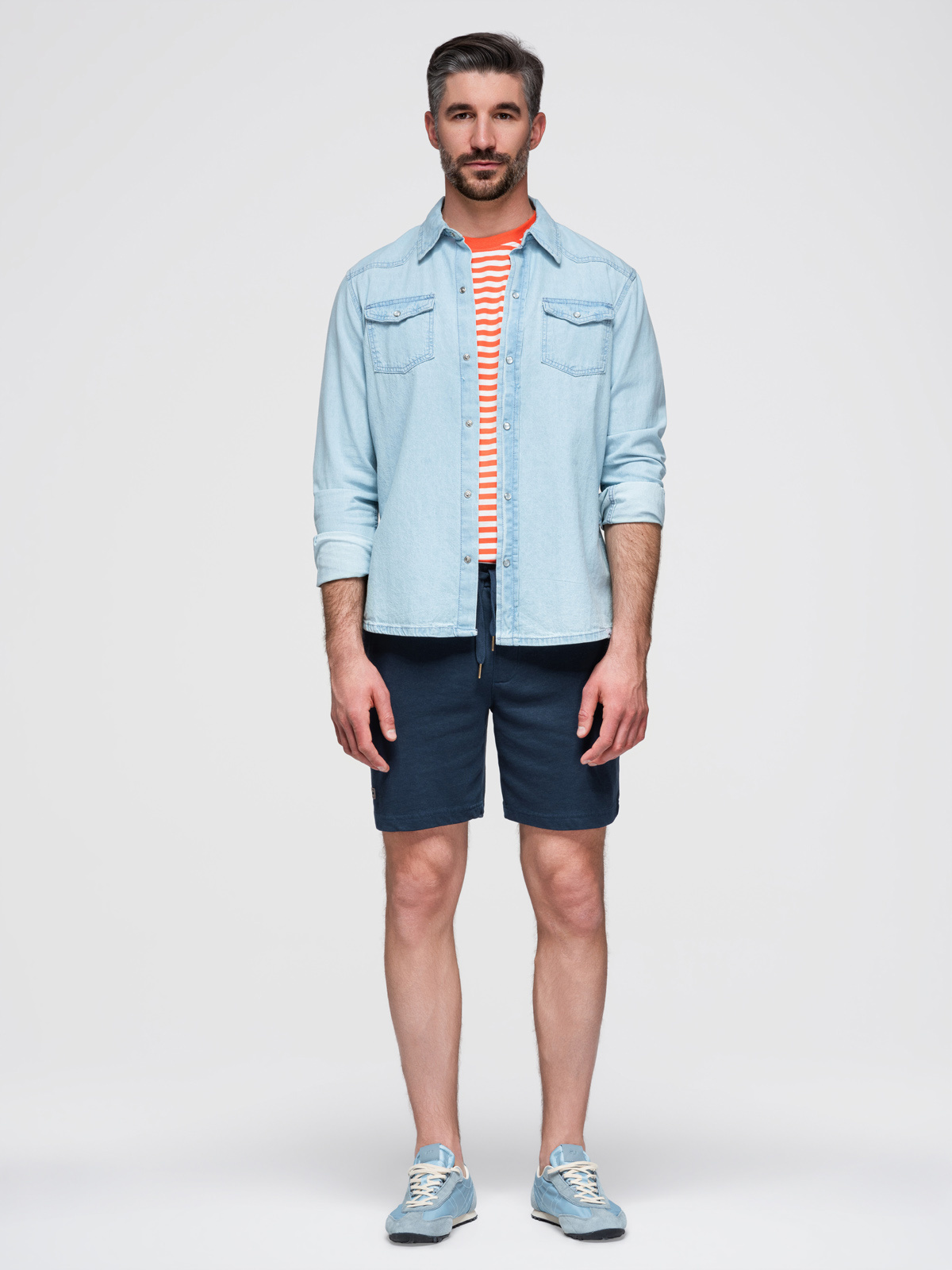 Ombre Clothing meeste puuvillased lühikesed püksid - Image 30
