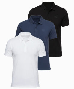 Meeste puuvillased polosärgid Ombre Clothing, 3 tk komplektis