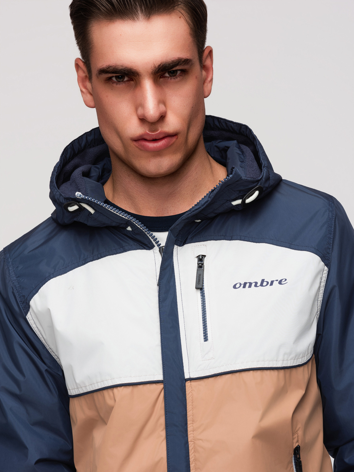 Ombre Clothing meeste kapuutsiga üleminekujope - Image 3