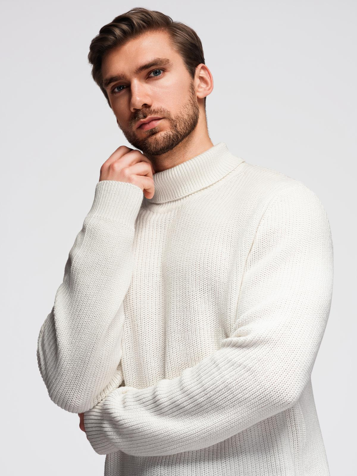 Ombre Clothing meeste kootud rullkaelusega kampsun - Image 1