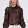 Ombre Clothing pitsidetailidega naiste triiksärk - Thumbnail Image 7