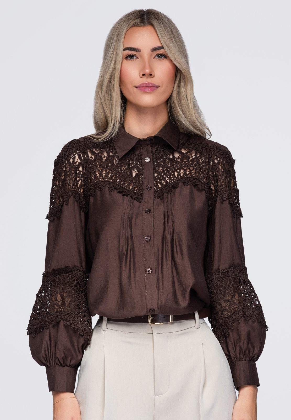 Ombre Clothing pitsidetailidega naiste triiksärk - Image 7
