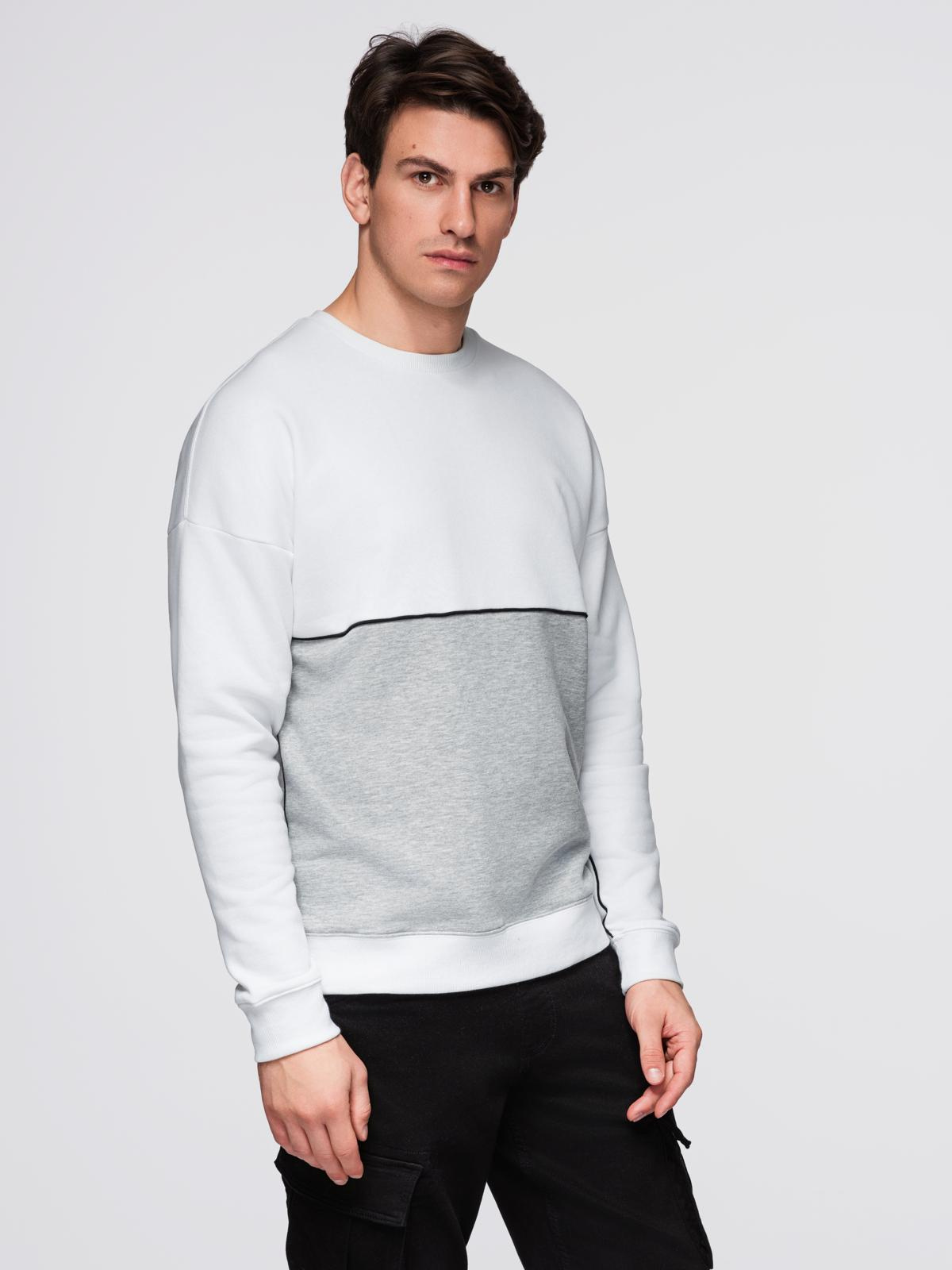 Meeste ülisuur kontrastse plokiga dressipluus Ombre Clothing - Image 15