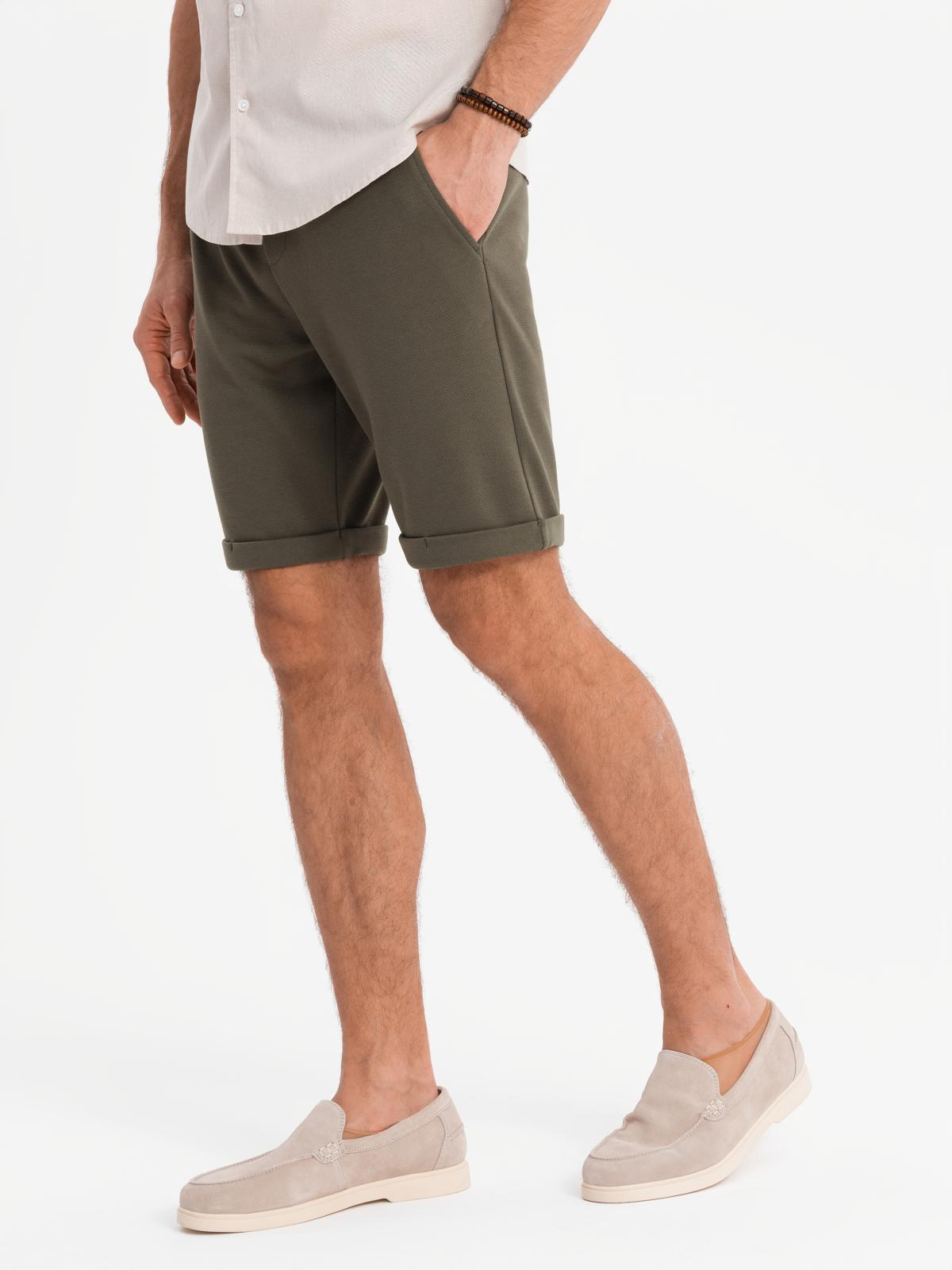 Meeste lühikesed püksid nöörvööga Ombre Clothing - Image 14