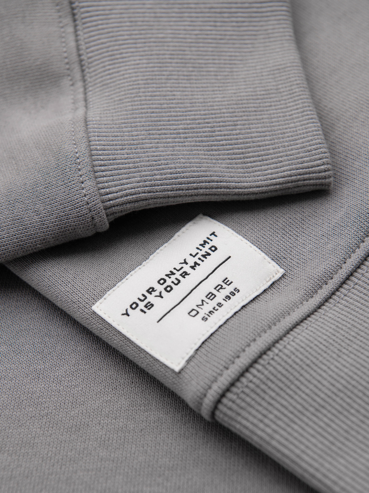 Meeste puuvillane dressipluus ümara kaelusega Ombre Clothing - Image 49