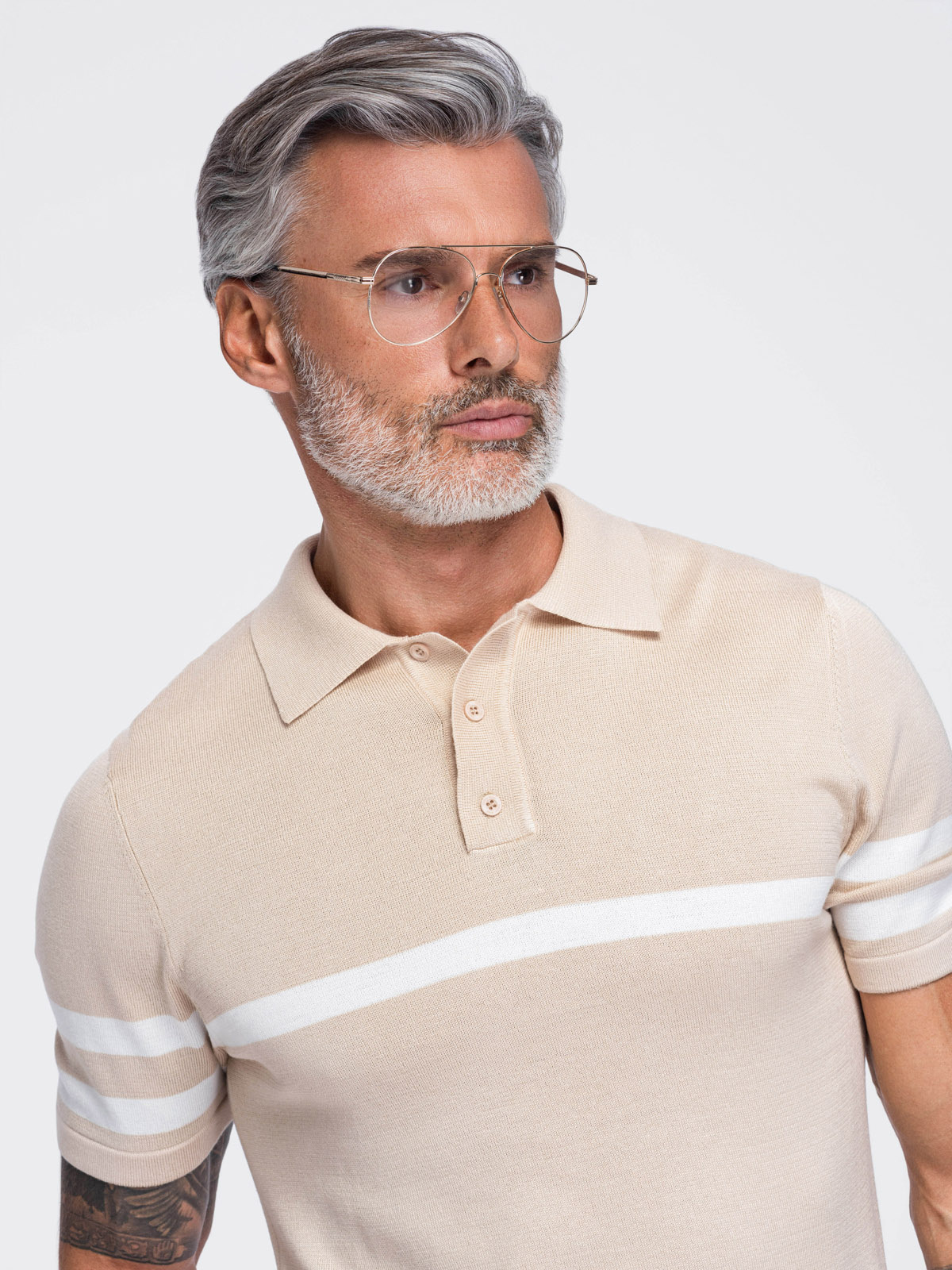 Meeste kootud polosärk Ombre Clothing - Image 18
