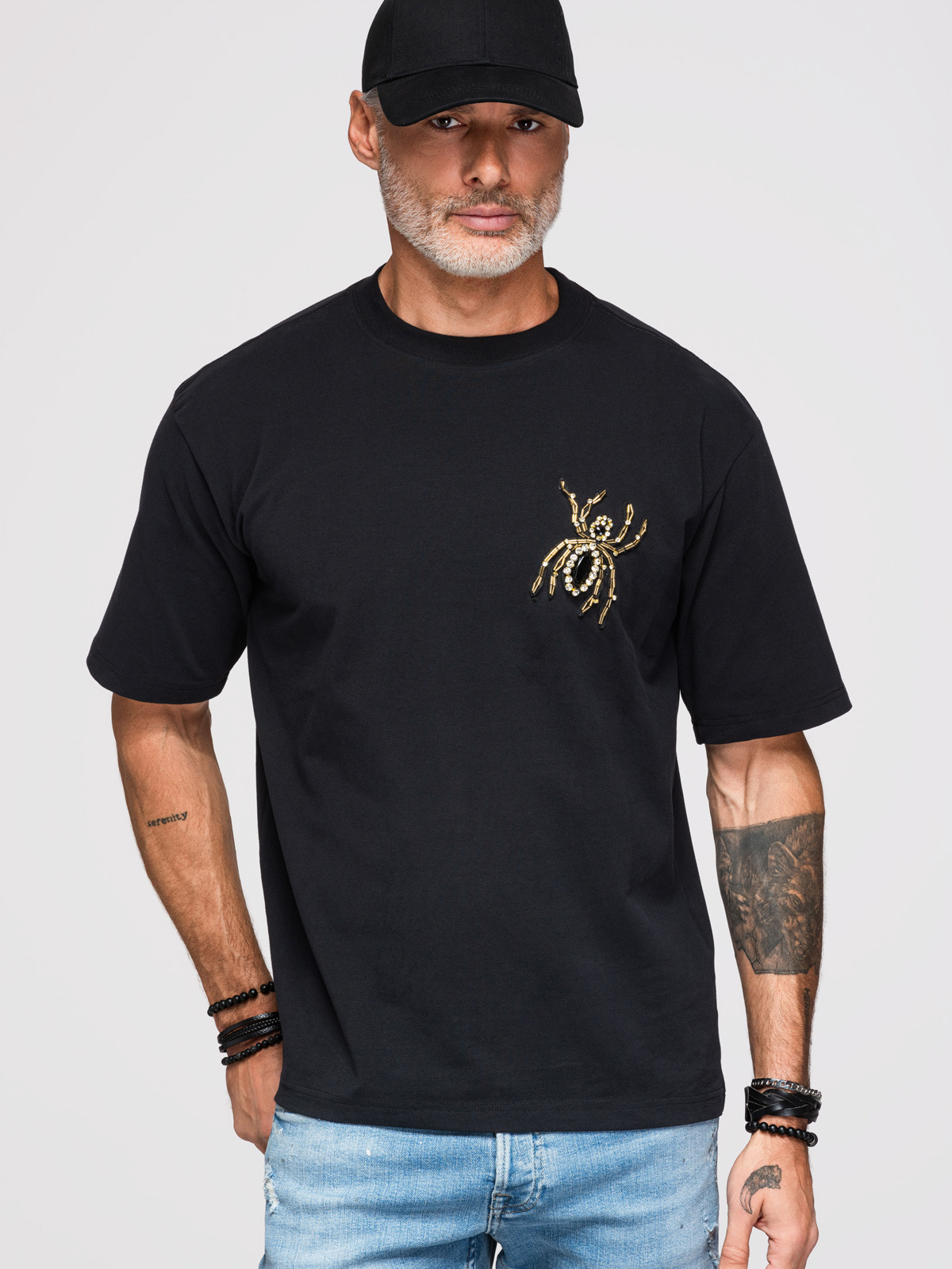 Meeste T-särk Ombre Clothing ämbliku aplikatsiooniga - Image 1