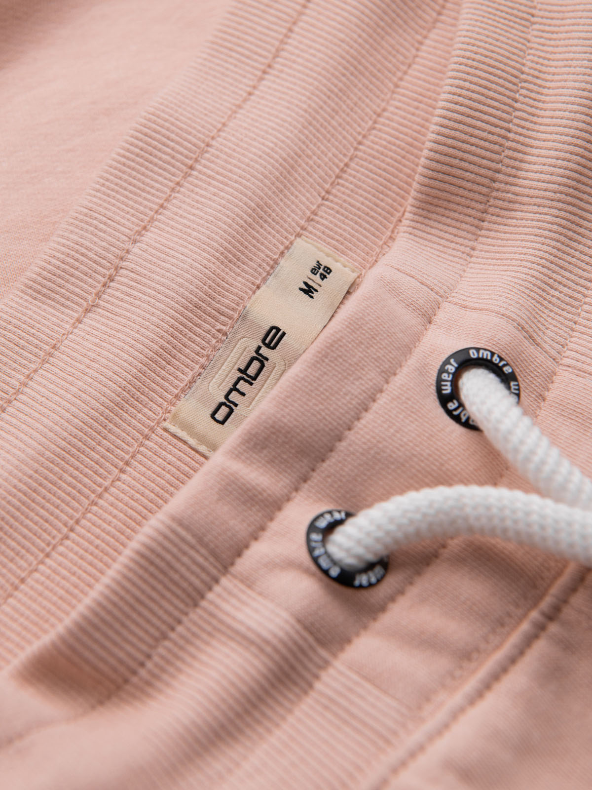 Ombre Clothing meeste kootud lühikesed püksid nööri ja taskutega - Image 26