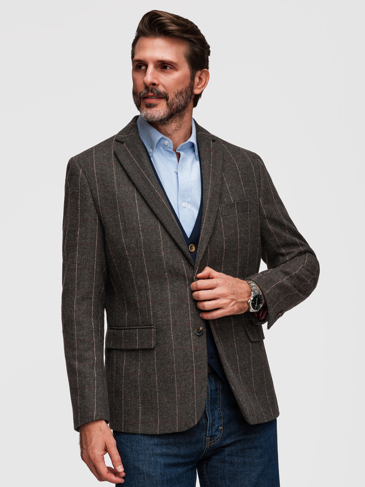 Meeste villasegune pintsak Ombre Clothing - Image 5