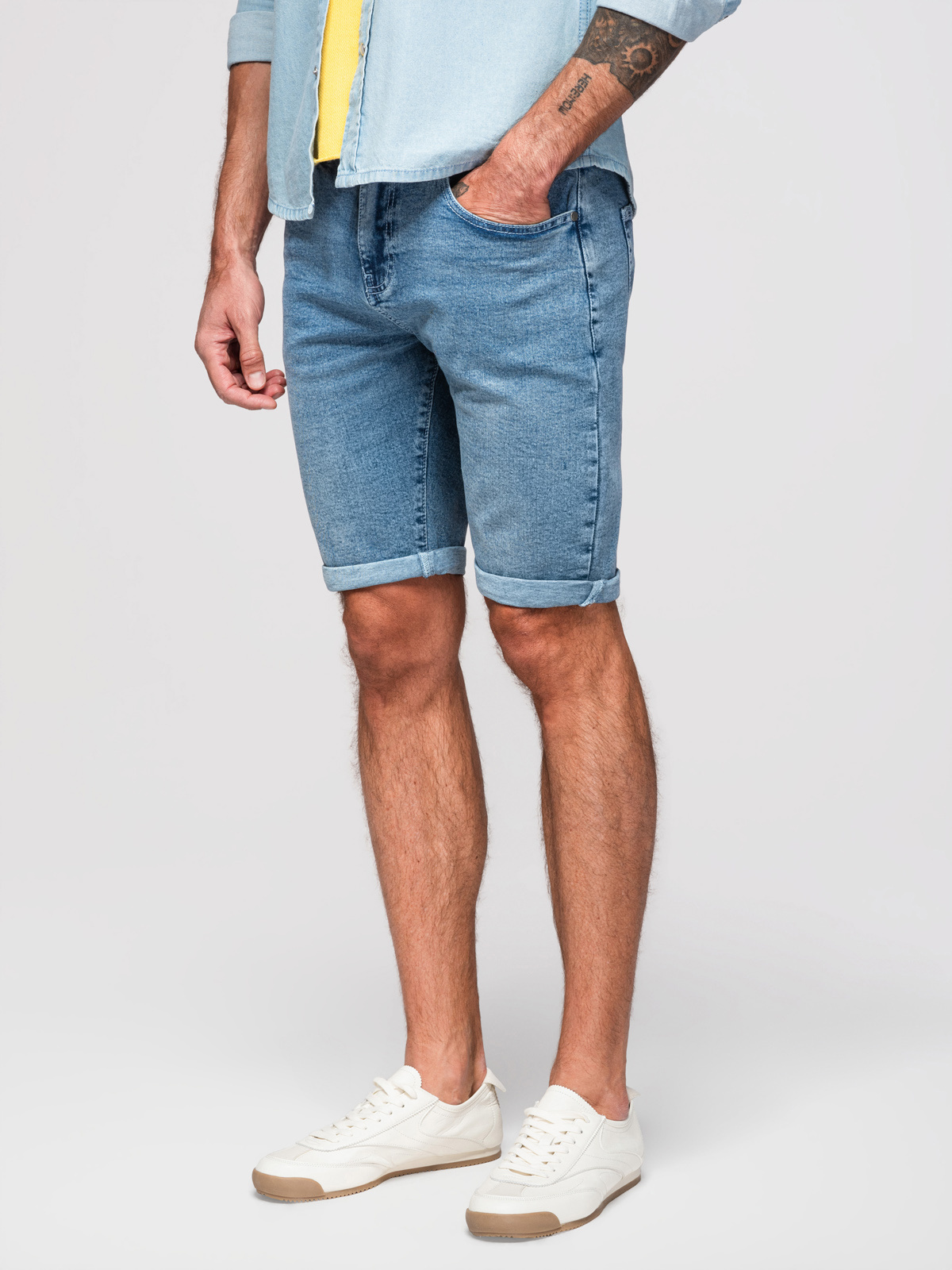 Ombre Clothing meeste teksapüksid lühikesed - Image 6