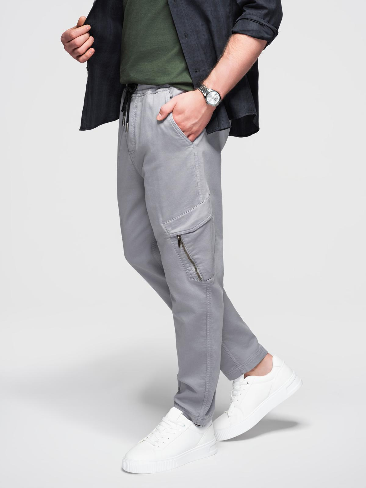 Ombre Clothing meeste cargopüksid elastse vöökohaga - Image 20