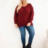 Naiste plus-size kampsun pitsäärega - Thumbnail Image 3