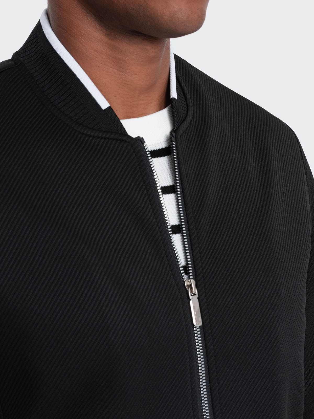 meeste bomber jope - must v2 om-janp-0142 - Image 5