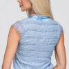 Naiste lühike pitsdetailidega pluus Ombre Clothing - Thumbnail Image 3