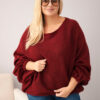 Naiste avara lõikega kampsun villaseguga Kesi Plus Size - Thumbnail Image 57