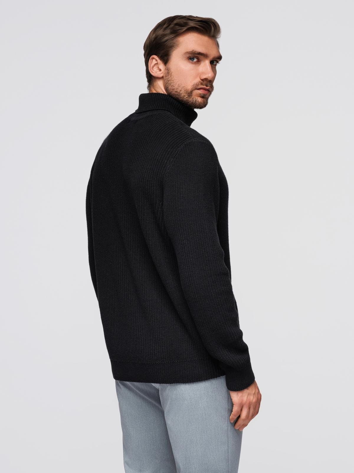 Ombre Clothing meeste kootud rullkaelusega kampsun - Image 12