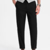Elastse vöökohaga meeste chino-püksid Ombre Clothing - Thumbnail Image 59