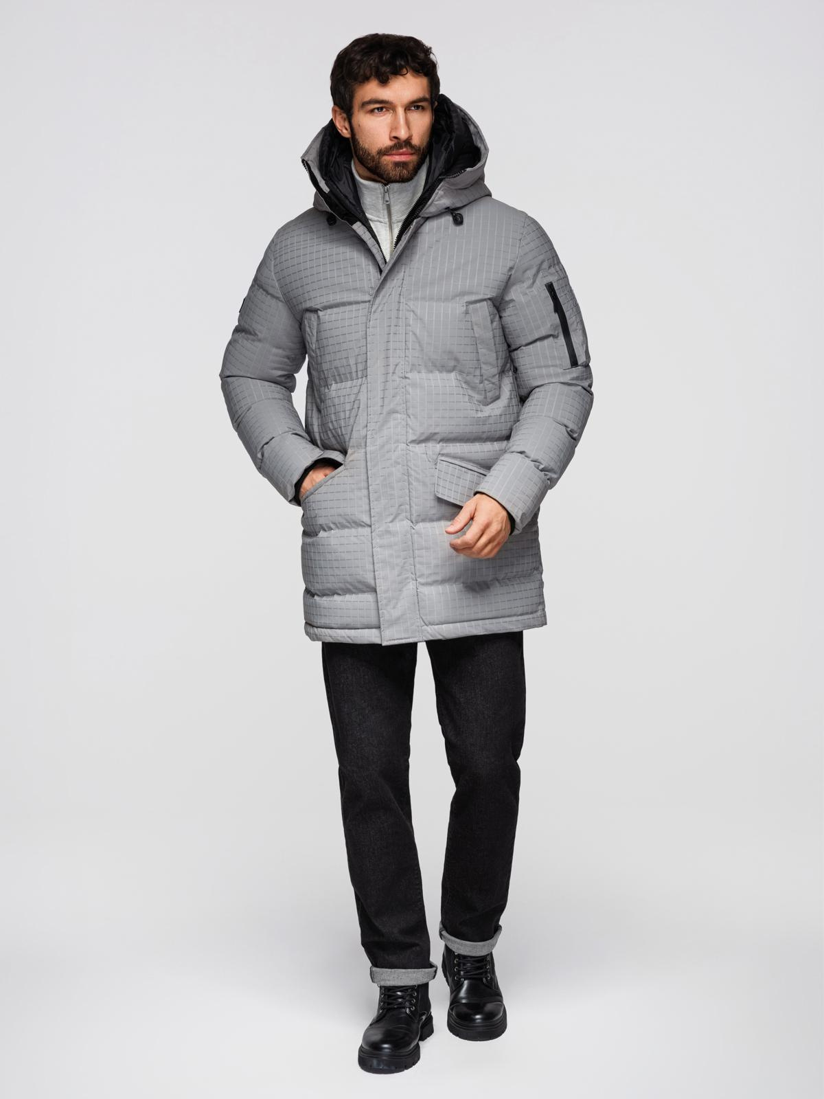 Meeste tepitud kapuutsiga jope Ombre Clothing - Image 10