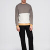 Meeste ülisuur kontrastse plokiga dressipluus Ombre Clothing - Thumbnail Image 10