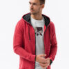 Meeste lukuga kapuutsiga dressipluus Ombre - Thumbnail Image 16