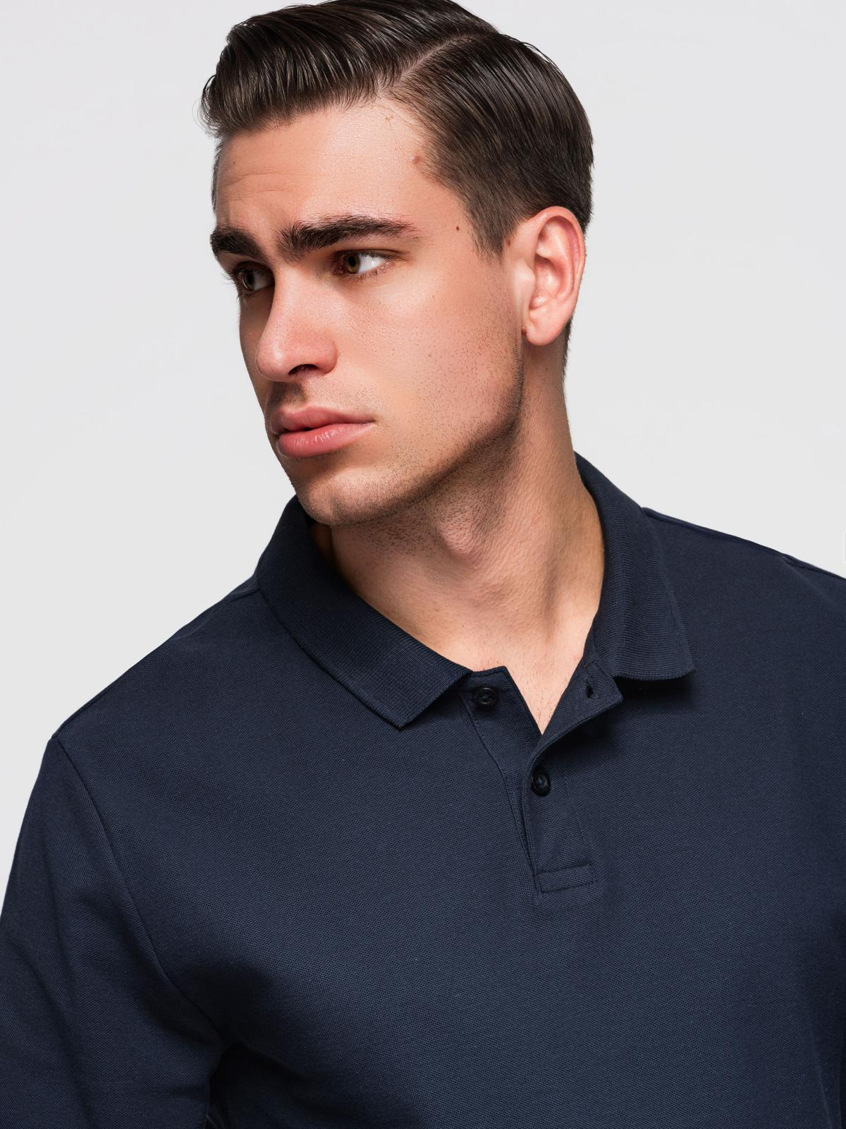 Ombre Clothing meeste pikkade varrukatega polosärk - Image 16