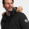 Meeste kapuutsiga talvejope Ombre Clothing - Thumbnail Image 14