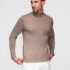Ombre Clothing meeste puuvillane rullkaelusega kampsun - Thumbnail Image 4