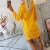 Kapuutsi ja kängurutaskuga naiste dresskleit Kesi - Thumbnail Image 7