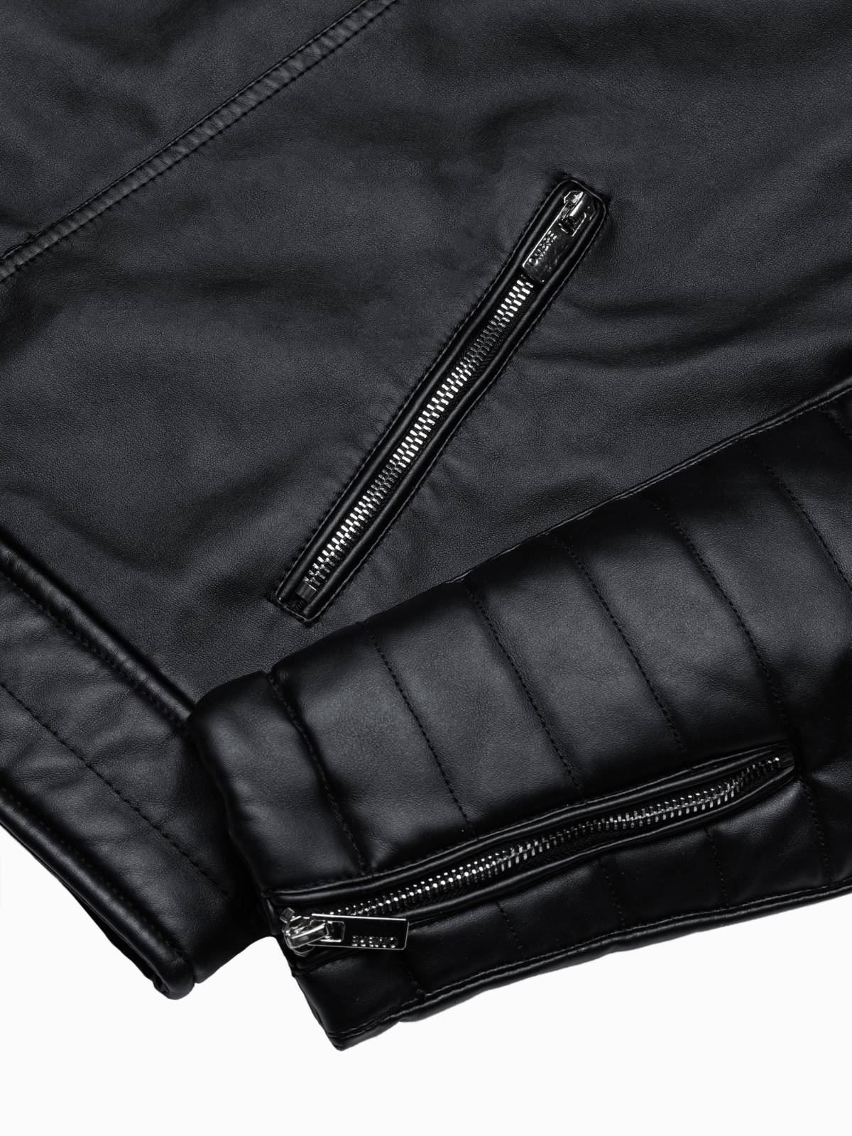 Meeste biker-stiilis jakk Ombre Clothing - Image 7