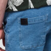 Ombre Clothing meeste teksalühikesed püksid nöörvööga - Thumbnail Image 4