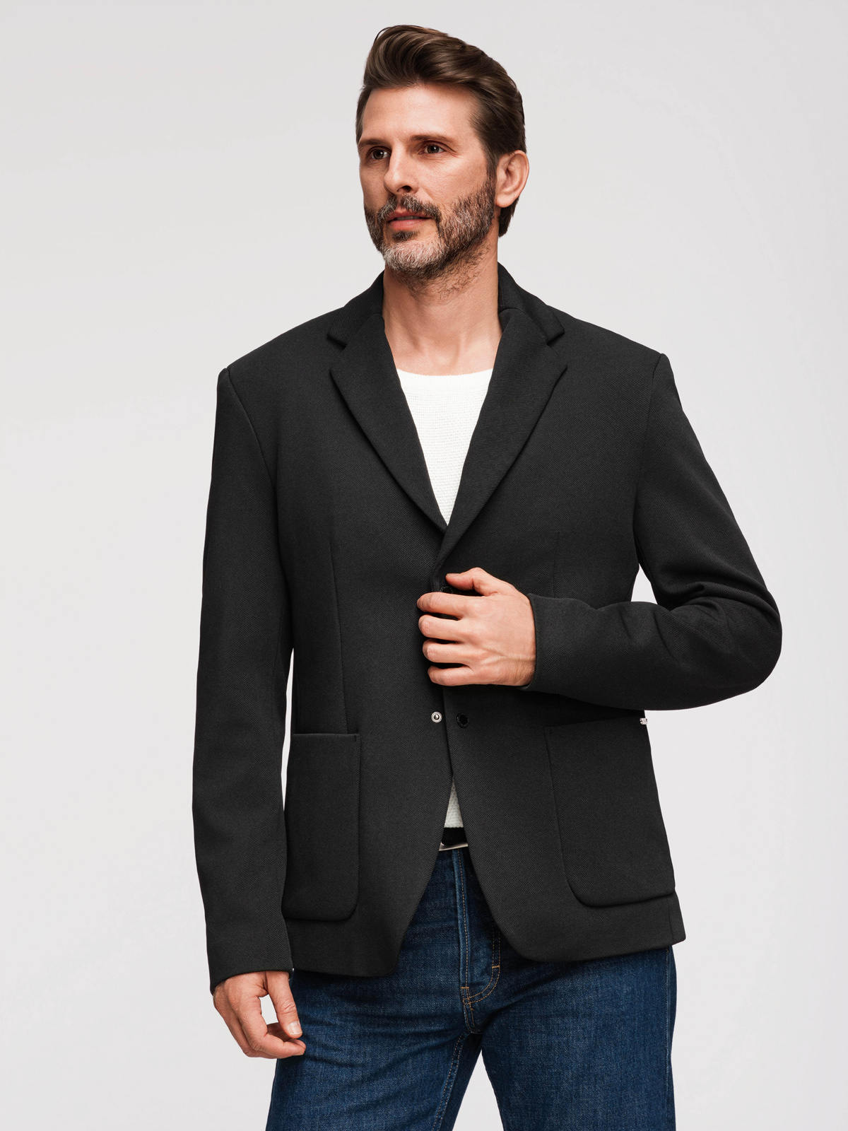 Ombre Clothing meeste pintsak-jakk eemaldatava kapuutsiga - Image 17